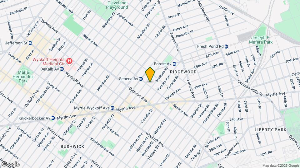 759 Seneca Ave Mapa y Detalles de la Ubicación