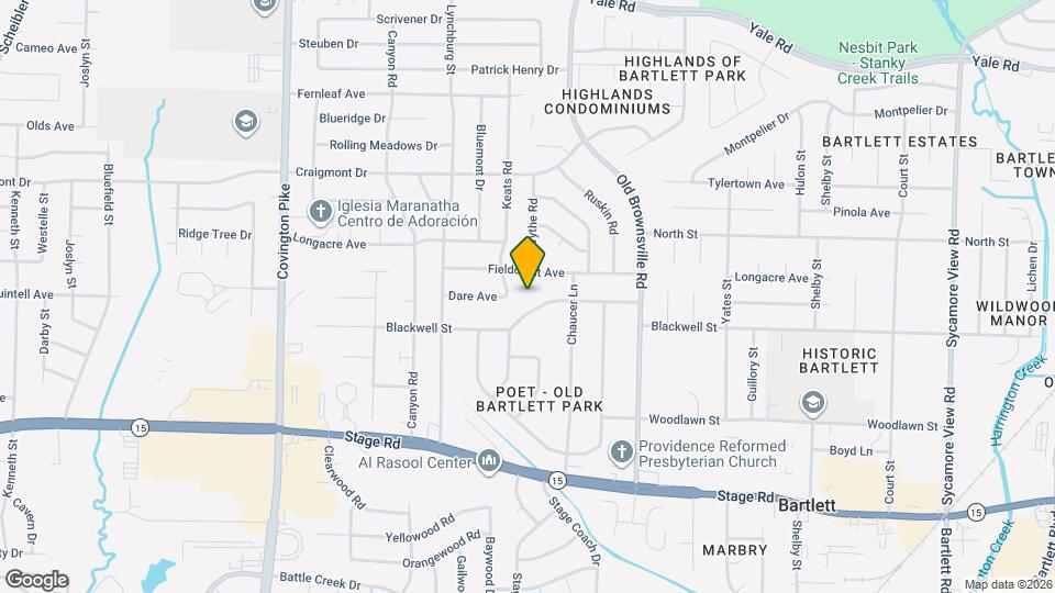 5360 Blackwell St Map and Location Details