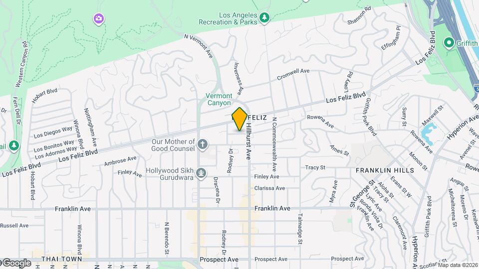 4544 Avocado st Map and Location Details