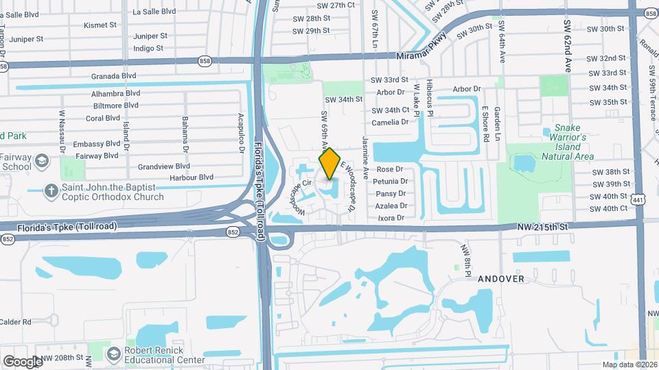 3831 SW 69th Ave Map and Location Details