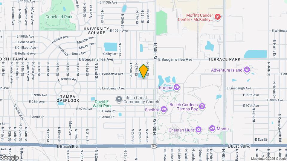 10011 N 28th St Map and Location Details