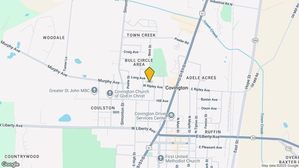 514 W Ripley Ave Mapa y Detalles de la Ubicación