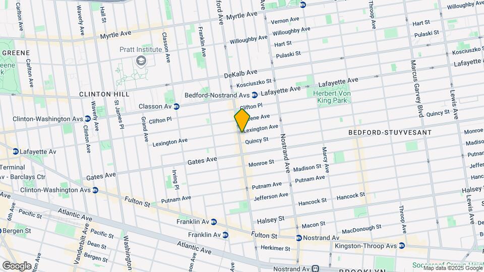 1077 Bedford Ave Mapa y Detalles de la Ubicación