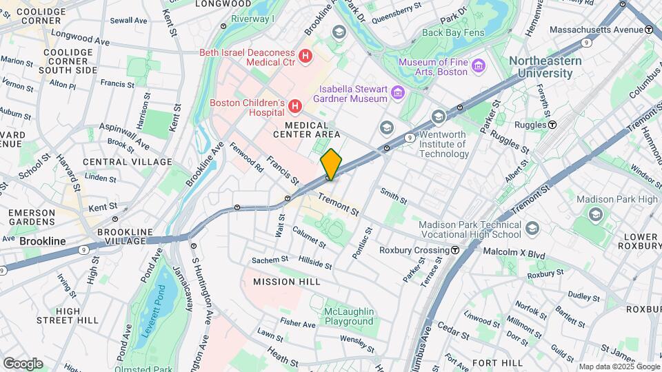 12 Wigglesworth St, Unit 1 Map and Location Details