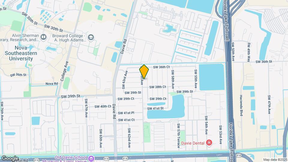 3760 SW 61st Ave Mapa y Detalles de la Ubicación