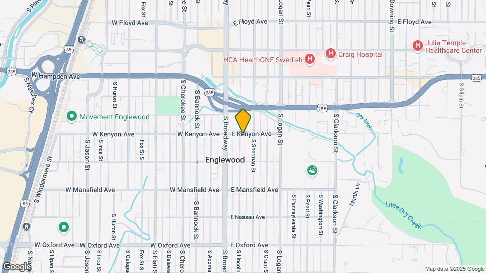 3700 S Lincoln St Map and Location Details