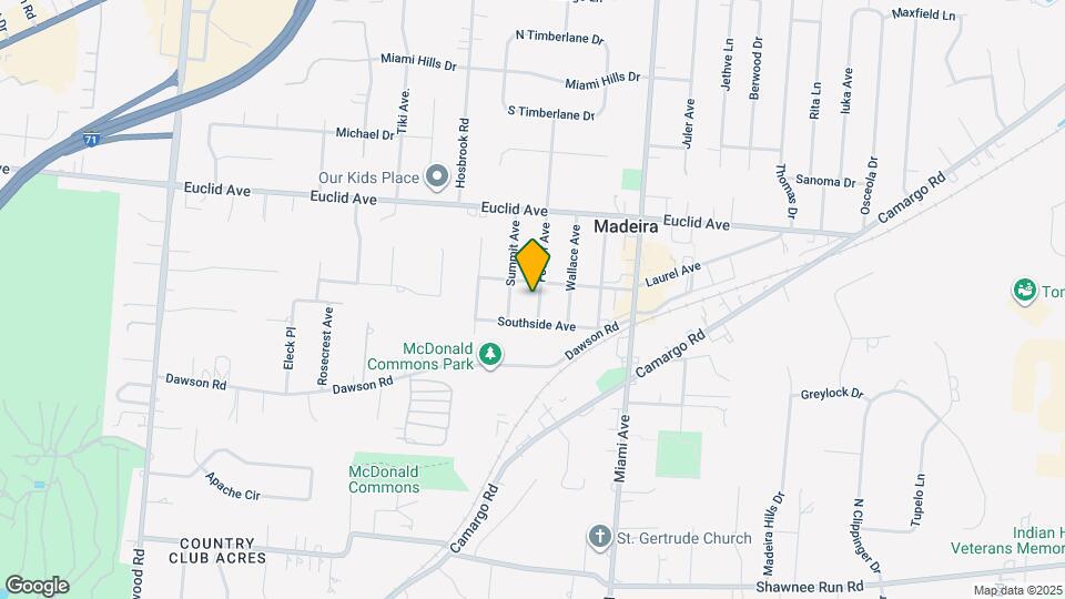 7013 Fowler Ave, Unit 1 Map and Location Details
