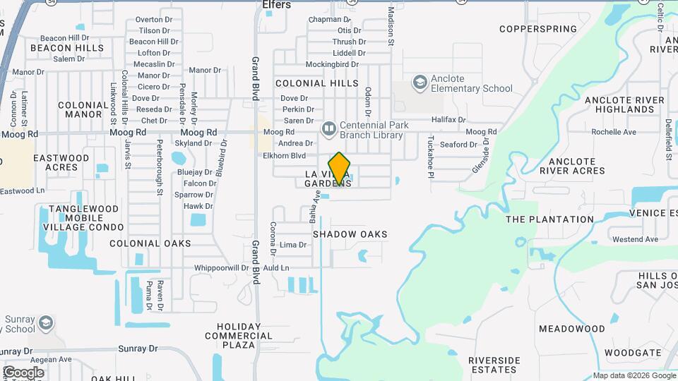 5804 Elena Dr Map and Location Details
