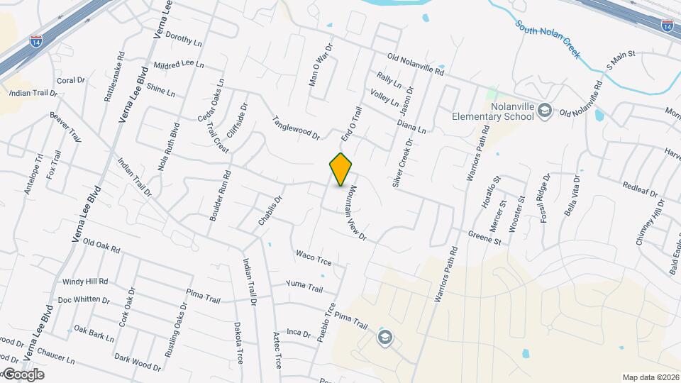 1800 Mountain View Ct Map and Location Details