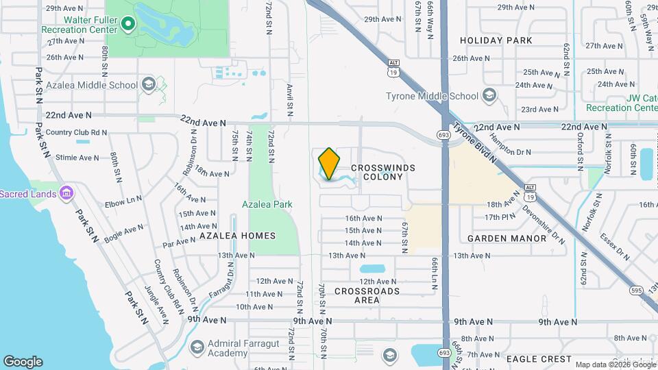 6826 Stonesthrow Cir N Map and Location Details