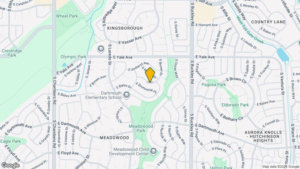 16372 E Brown Dr Map and Location Details