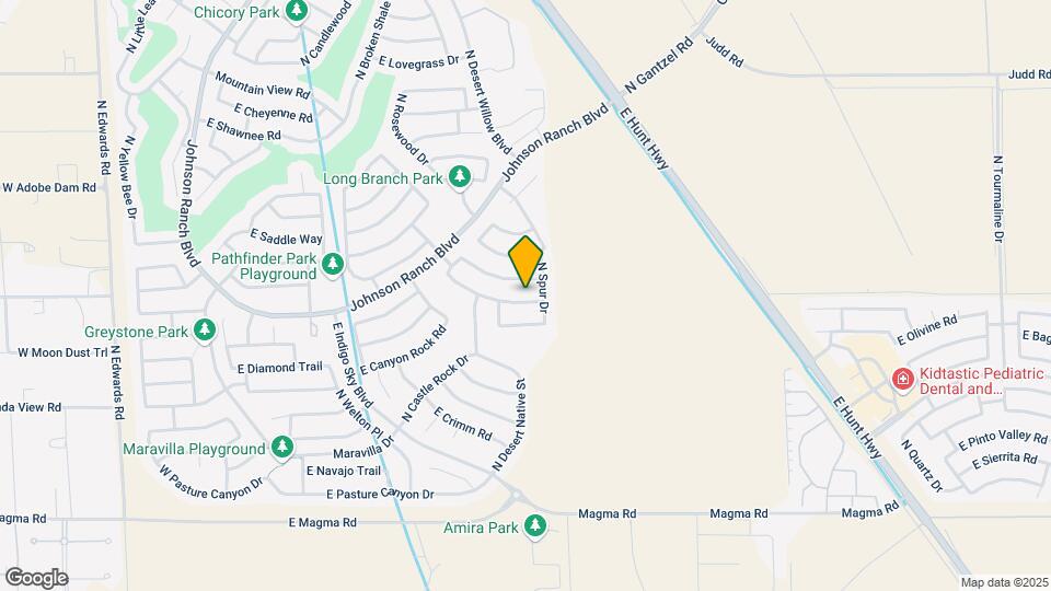 1234 E Desert Springs Way Map and Location Details
