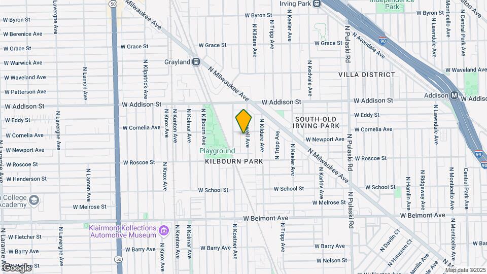 3450 N Lowell Ave Map and Location Details