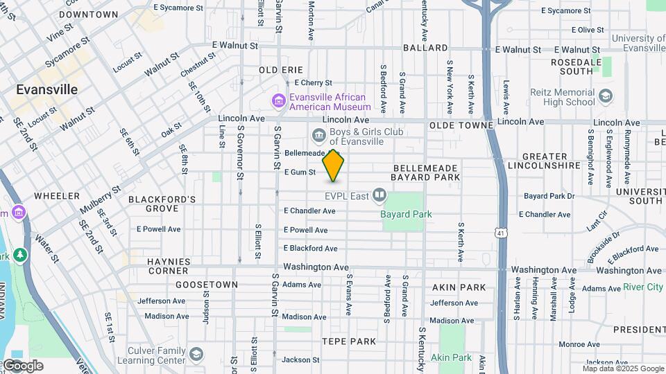 732-734 Bayard Park Dr Mapa y Detalles de la Ubicación