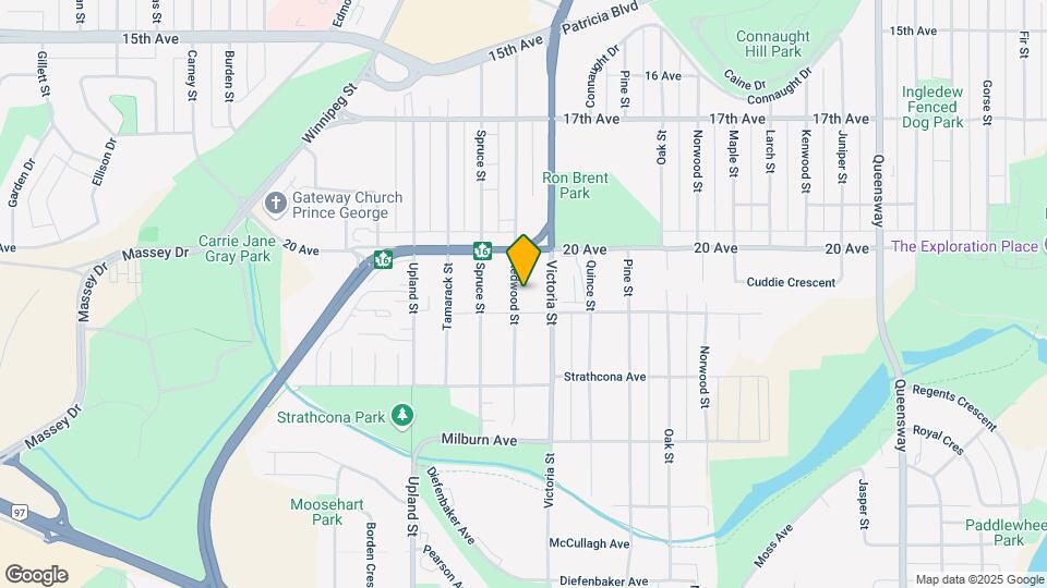 2116 Redwood St Map and Location Details