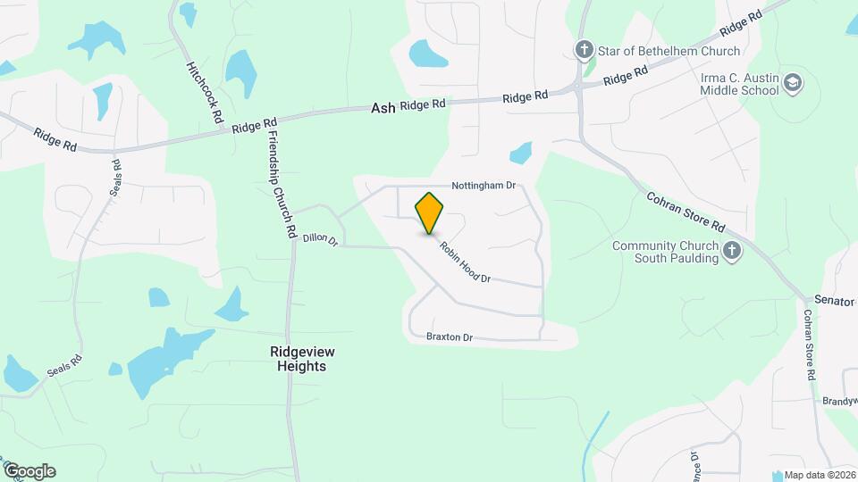 351 Robin Hood Dr Map and Location Details