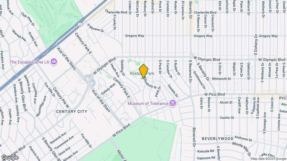 491 S Roxbury Dr Map and Location Details