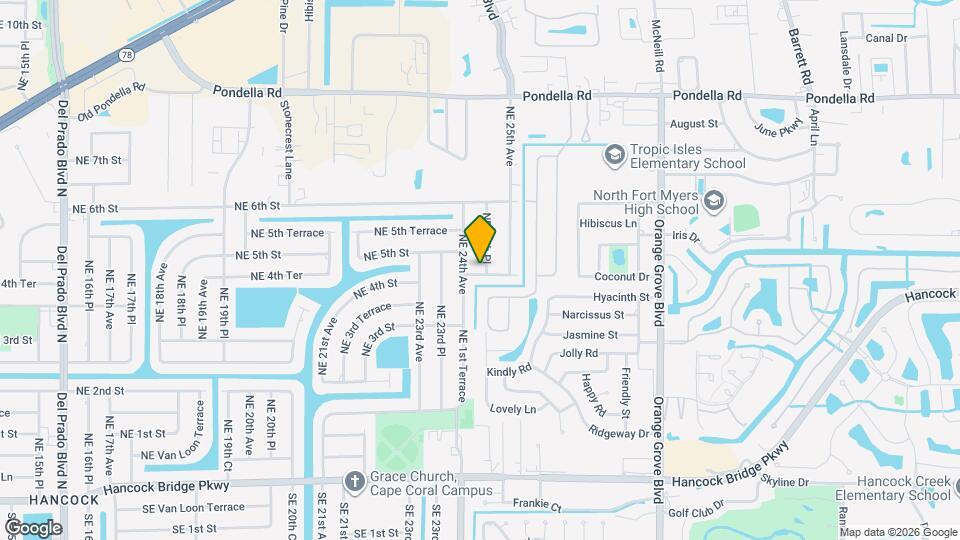 402 NE 24th Pl Map and Location Details