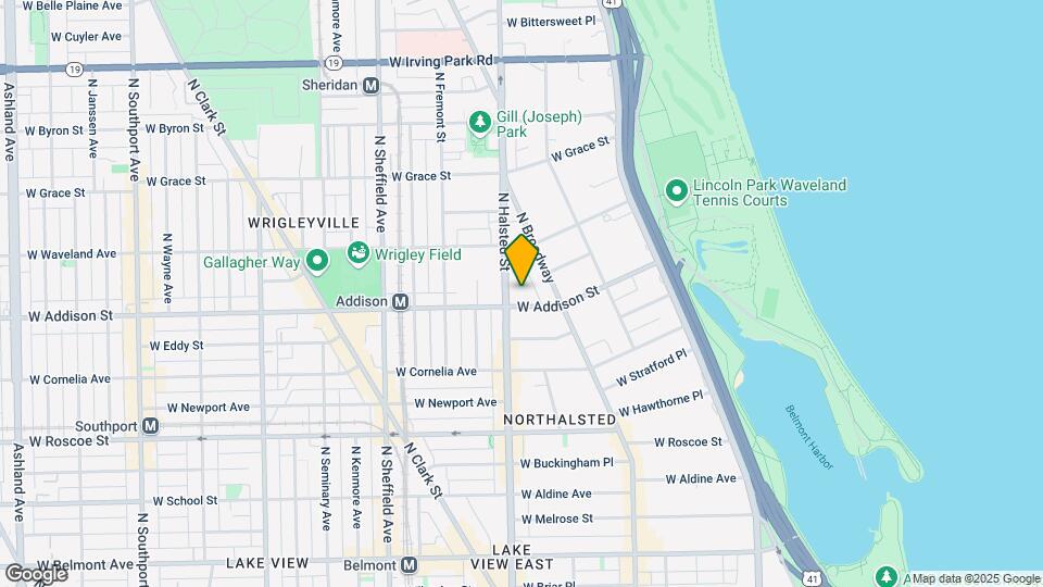 742 W Addison St, Unit 3N Map and Location Details