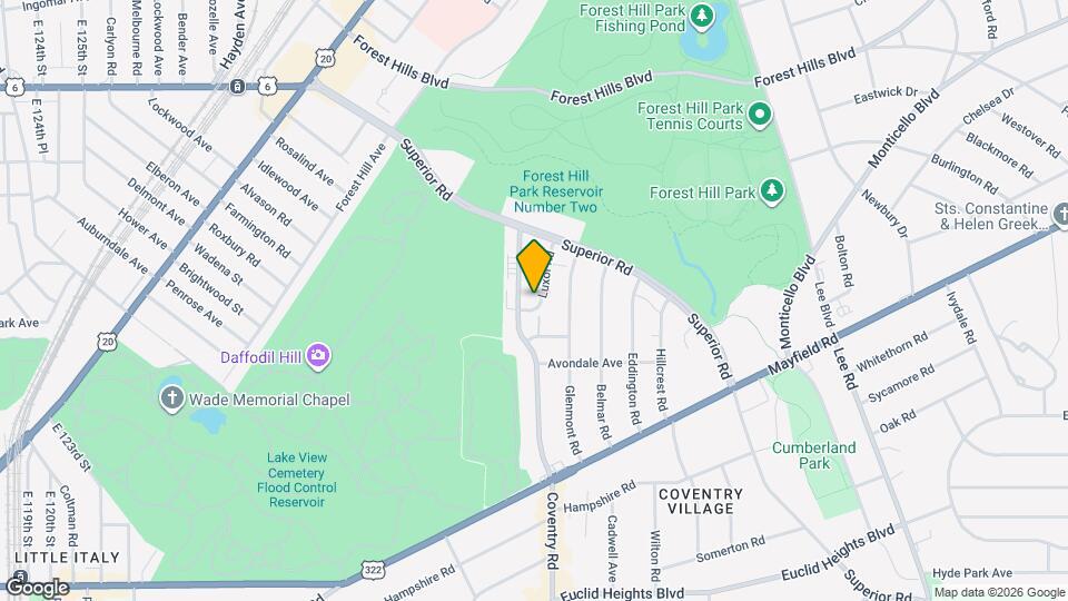 1554 Luxor Rd Mapa y Detalles de la Ubicación