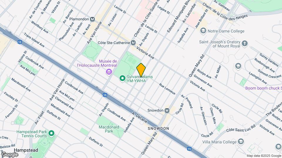 4930 Edouard Montpetit Blvd Map and Location Details