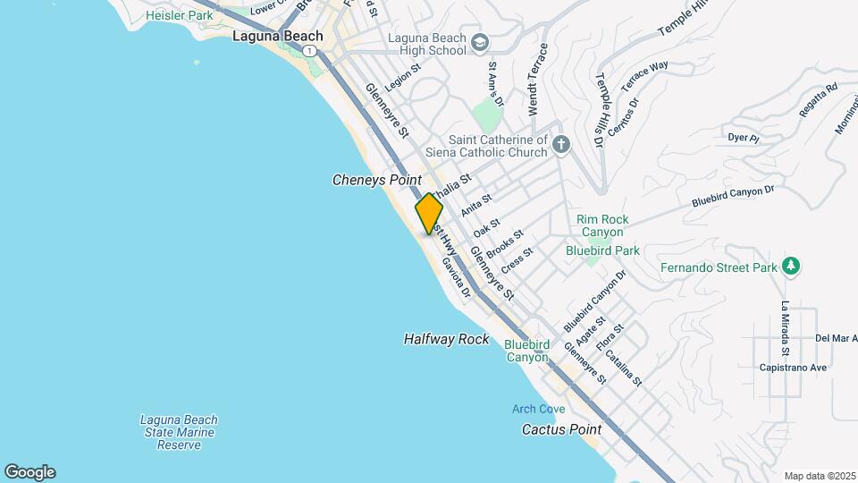 1021 Gaviota Dr Map and Location Details