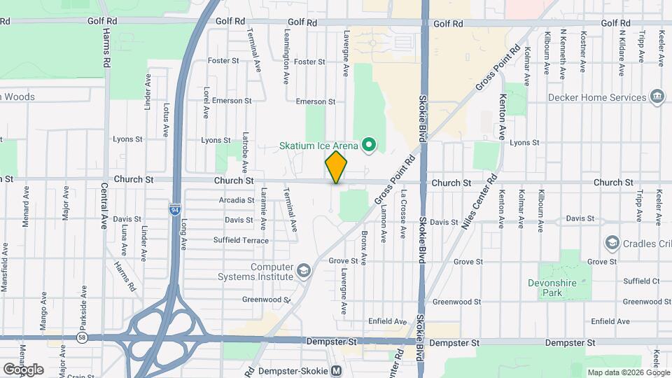 9137 Lawler Ave, Unit Garden Floor Map and Location Details