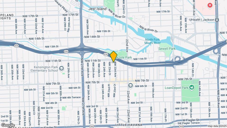 1010 NW 23rd Ave Map and Location Details