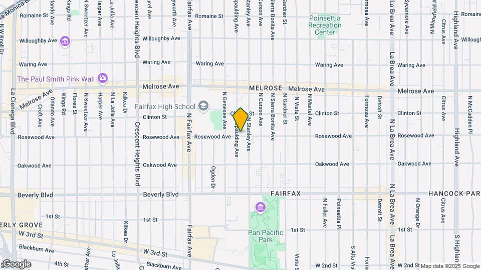 500 N Spaulding Ave Map and Location Details