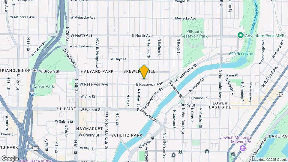 234 E Reservoir Ave Map and Location Details
