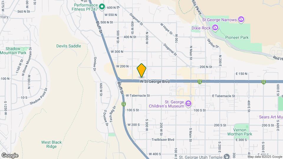 358 N 100 E Map and Location Details