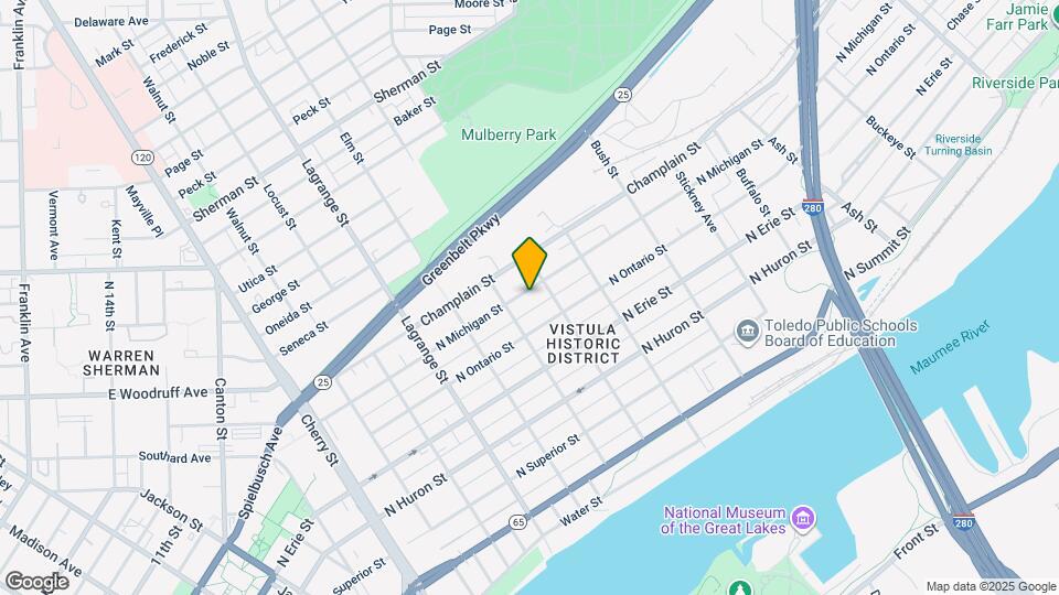 1224 N Michigan St Mapa y Detalles de la Ubicación