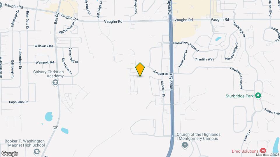 3912 Claiborne Cir Map and Location Details