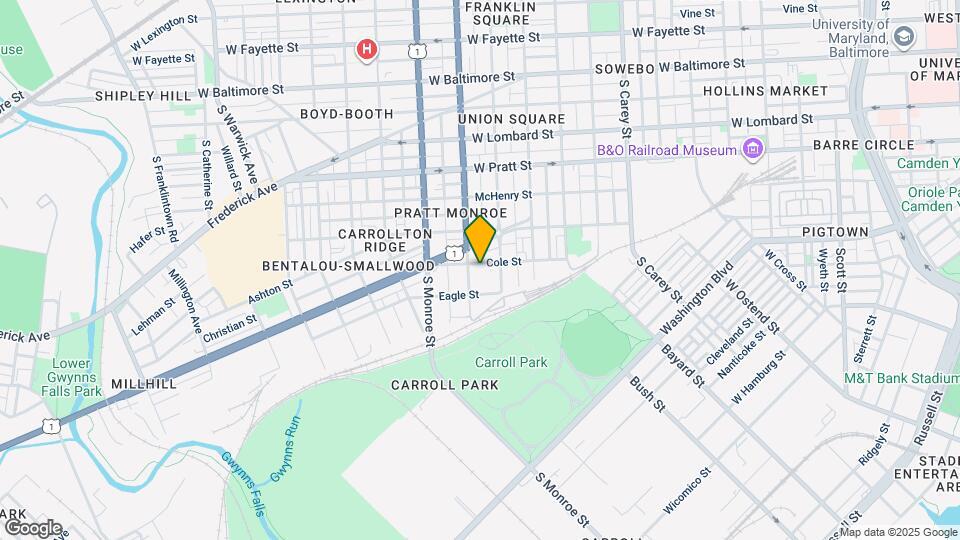 1735 Cole St Map and Location Details