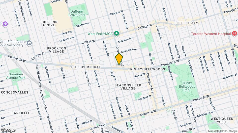 1272-1288 Dundas St W Map and Location Details