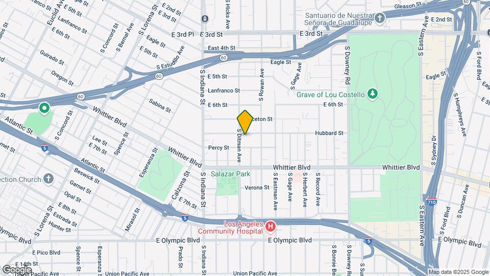 3818 Hubbard St Map and Location Details