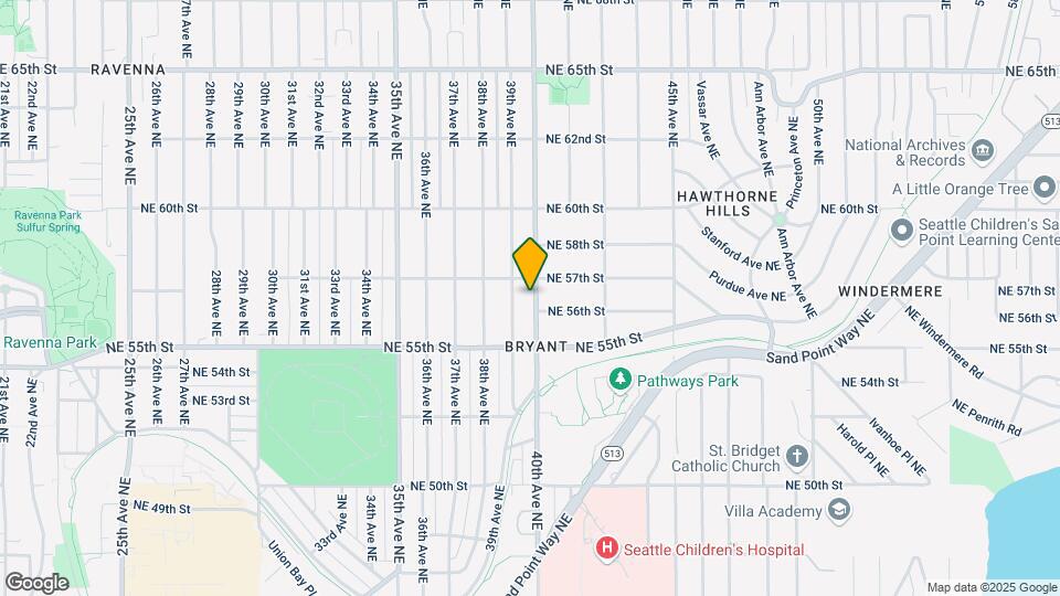 5611 40th Ave NE Map and Location Details