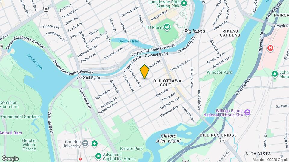 56 Grosvenor Ave Map and Location Details