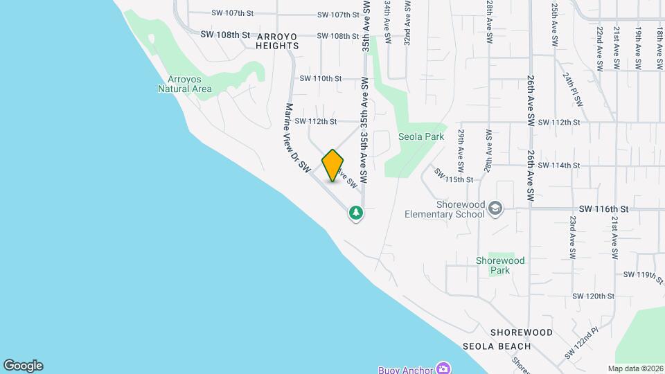 11434 Marine View Dr SW Map and Location Details