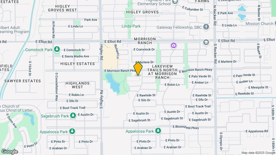 3445 E Palo Verde St Map and Location Details