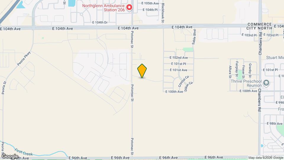 10045 Abilene St Mapa y Detalles de la Ubicación