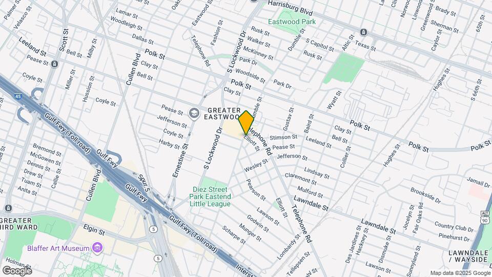 1617 Dumble St Map and Location Details