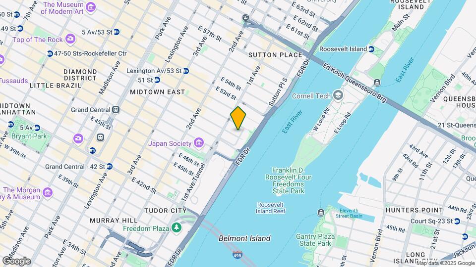 20 Beekman Pl Mapa y Detalles de la Ubicación