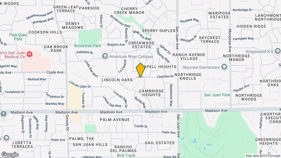 7132 Chesline Dr Map and Location Details