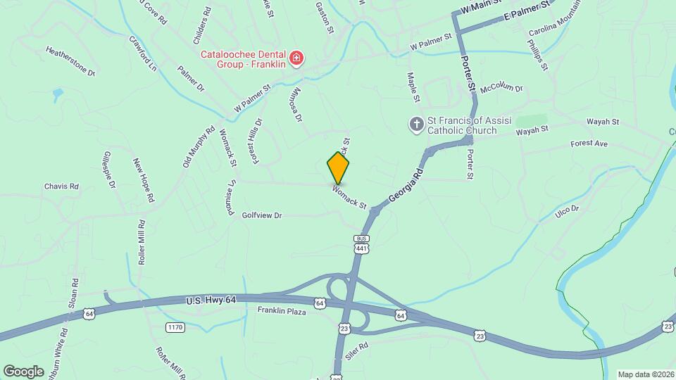 0 N Womack St Map and Location Details