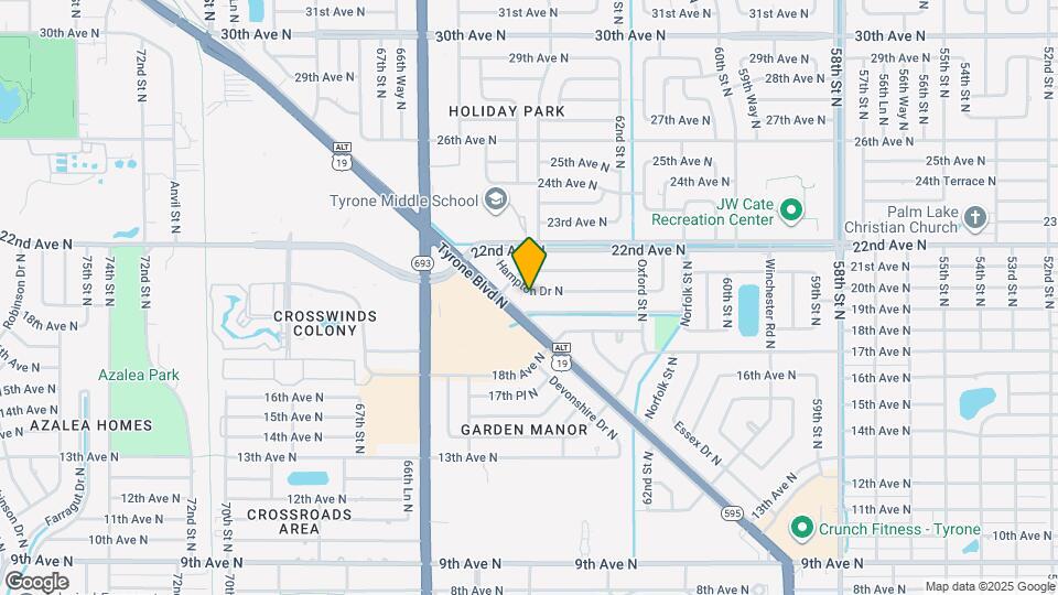 6374 Hampton Dr N Map and Location Details