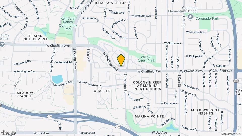 9617 W Chatfield Ave Map and Location Details