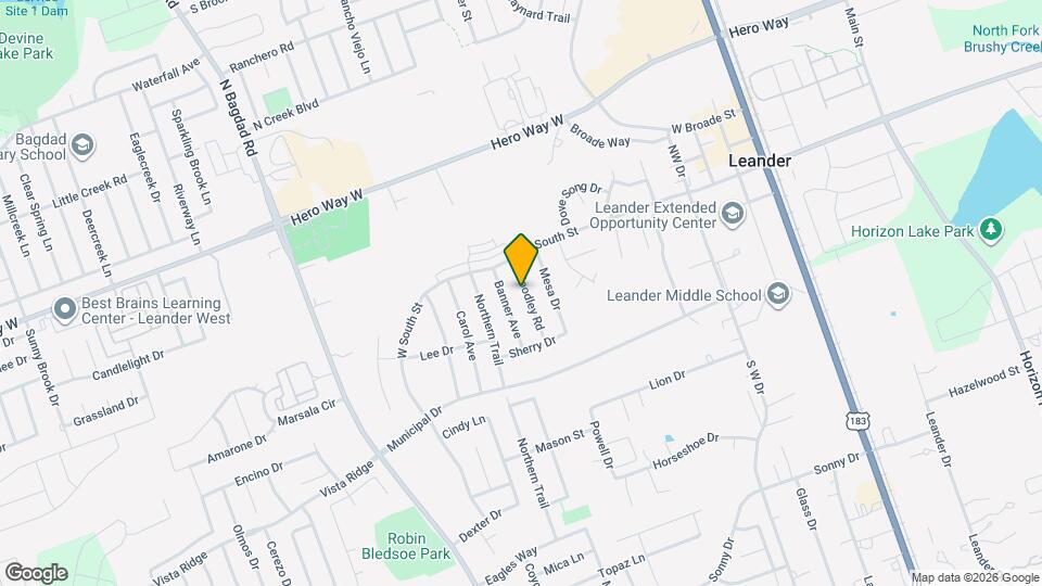 201 Woodley Rd Map and Location Details