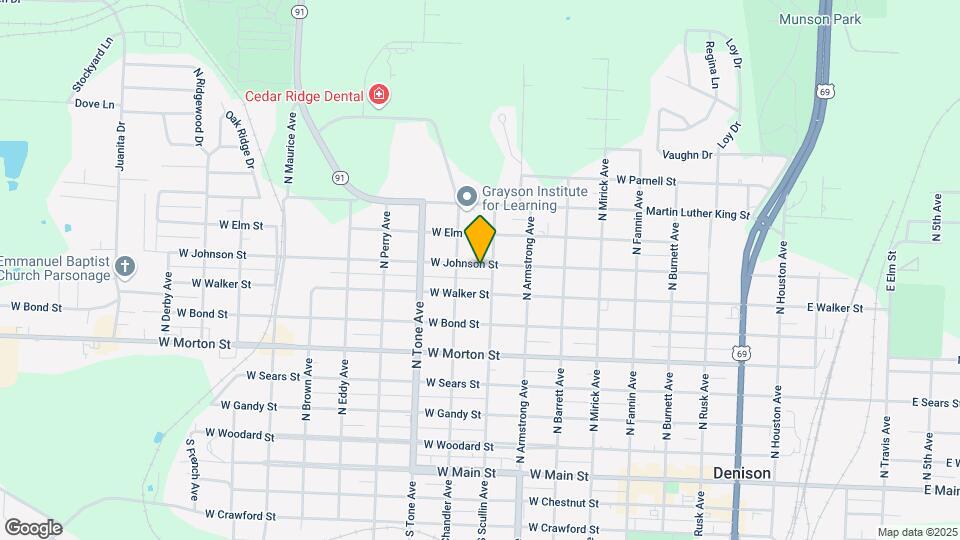 910 W Johnson St Map and Location Details