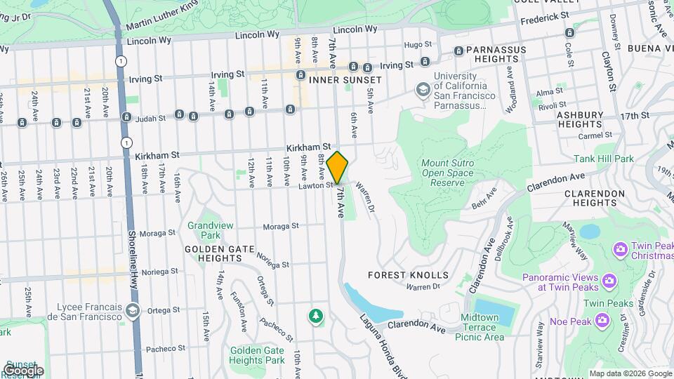 1601 7th Ave Map and Location Details